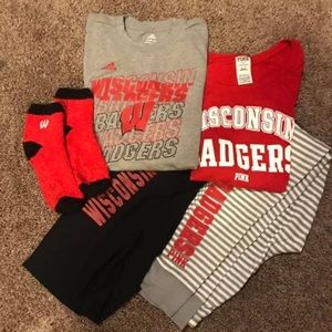 LOT of Women’s VS and Adidas Wisconsin Sleepwear